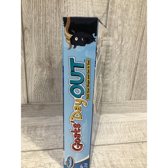 Goat's Day Out Board Game Pick Shape Eat It Too 8+ Think Fun 2022 New Sealed - Picture 4 of 5